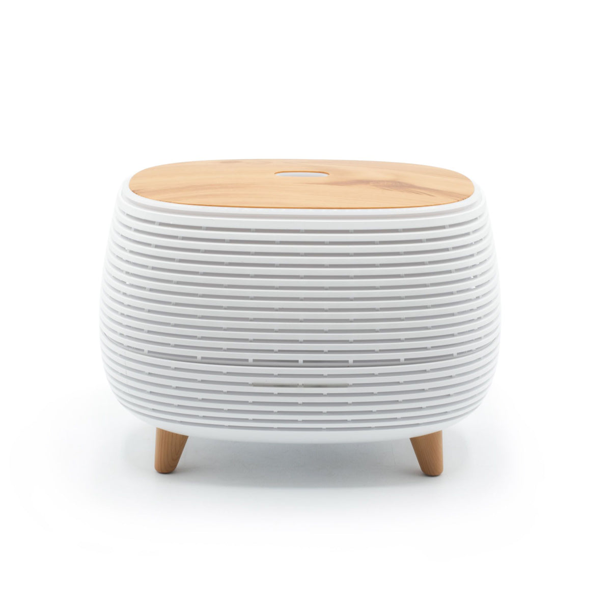 Futuristic Ribbed Aroma Diffuser with Colour-Changing Light