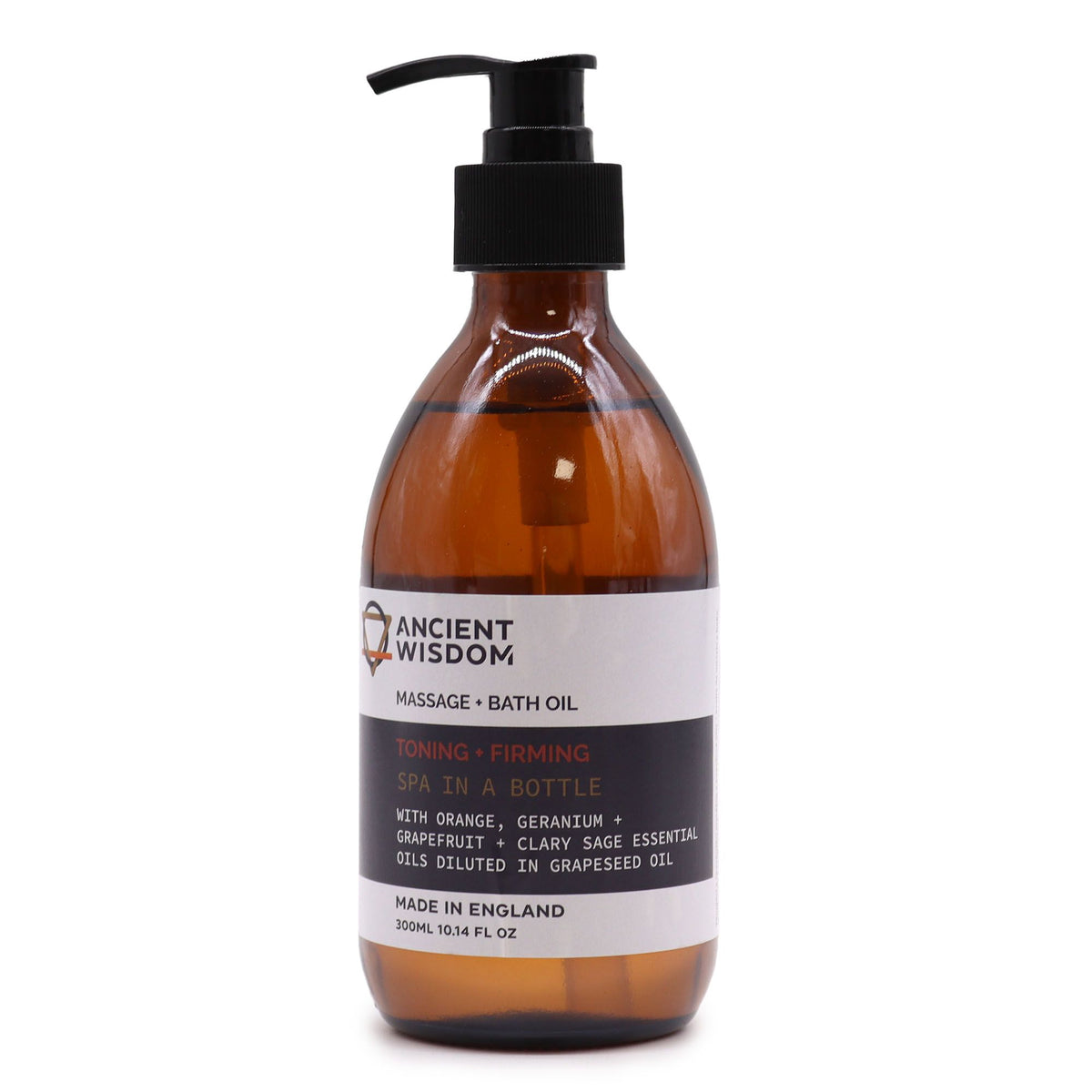 Aromatherapy Massage and Bath Oil - Toning & Firming 300ml