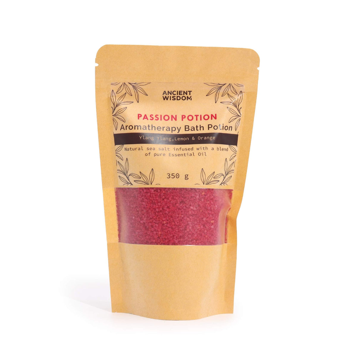 Aromatherapy Bath Potion in Kraft Bag 350g - Passion